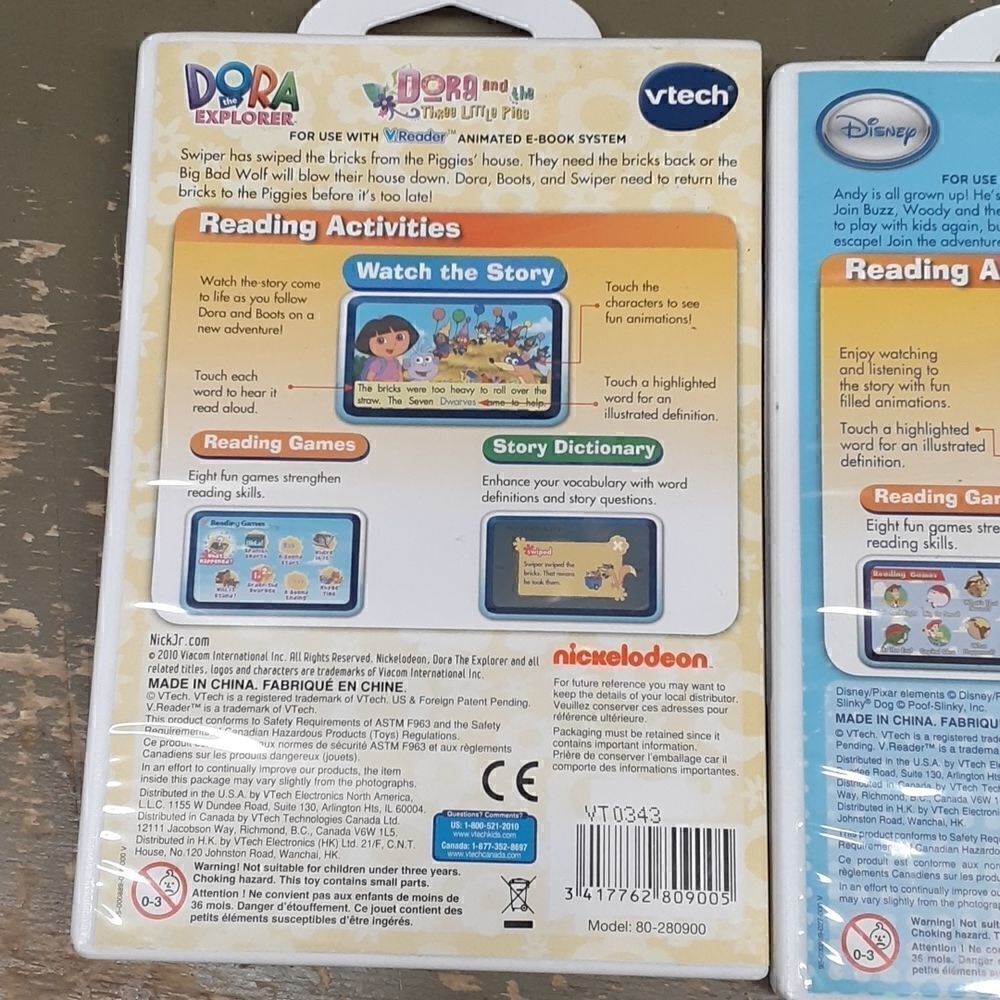 VTech V reader animated e-book system. - Picture 4 of 6